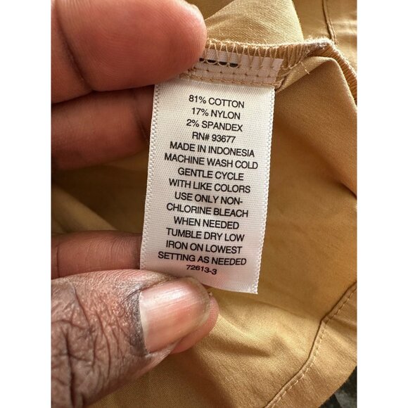 Worthington Womens 2X Puff Sleeve Button-Up Blouse Classic Corp Core - Picture 7 of 7